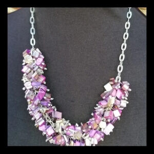 Vintage abalone necklace‎